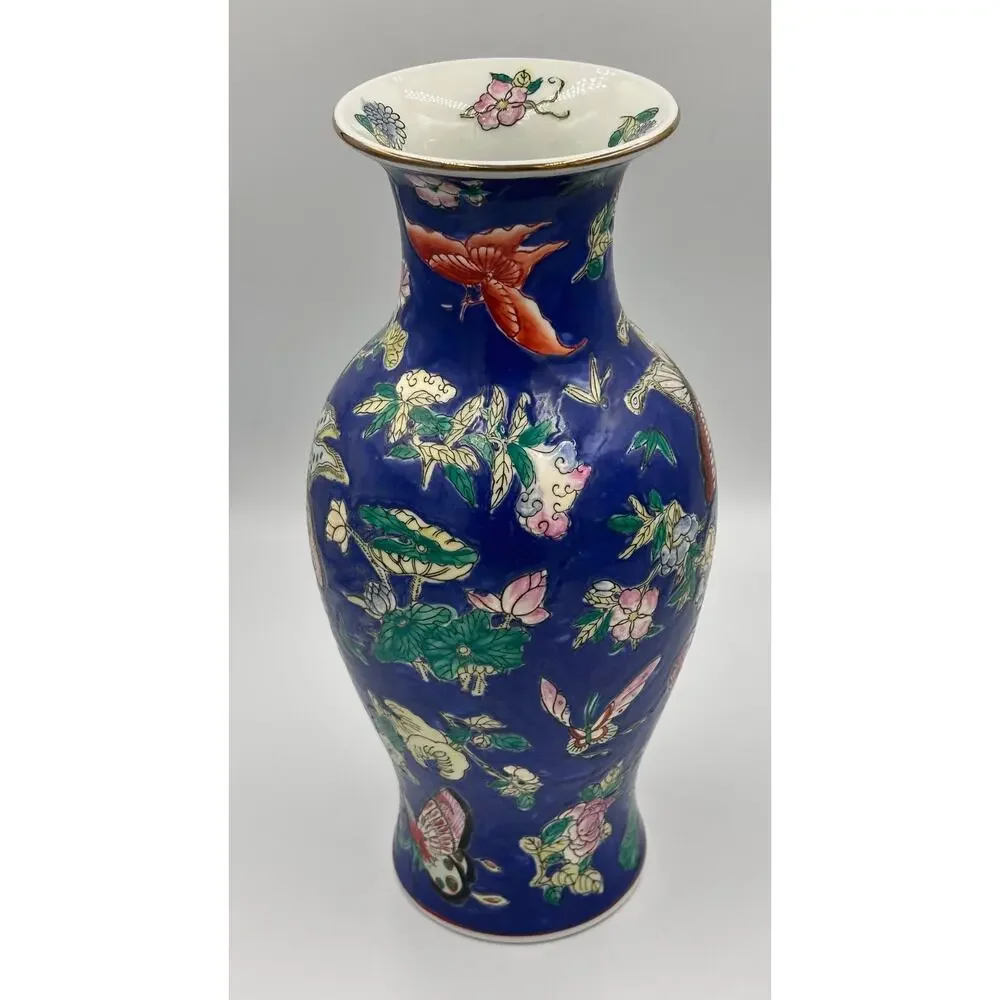 Antique Large Fine Quality Oriental Chinese 19th Century TongZhi Mark Vase